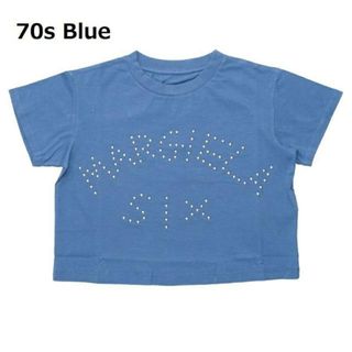 エムエムシックス(MM6)のMM6(エムエムシックス) S62GD0121 S23588 NULL Tシャツ 70s Blue(Tシャツ(半袖/袖なし))