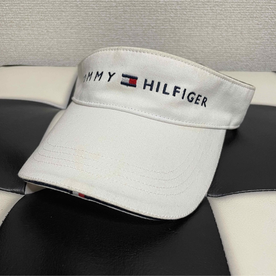 TOMMY HILFIGER(トミーヒルフィガー)の専用 トミーヒルフィガー ゴルフ サンバイザー 紫外線 レディースの帽子(キャップ)の商品写真