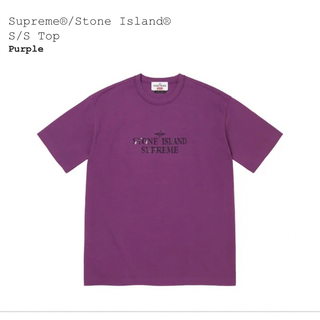 シュプリーム(Supreme)のSupreme Stone Island S/S Top M パープル(Tシャツ/カットソー(半袖/袖なし))