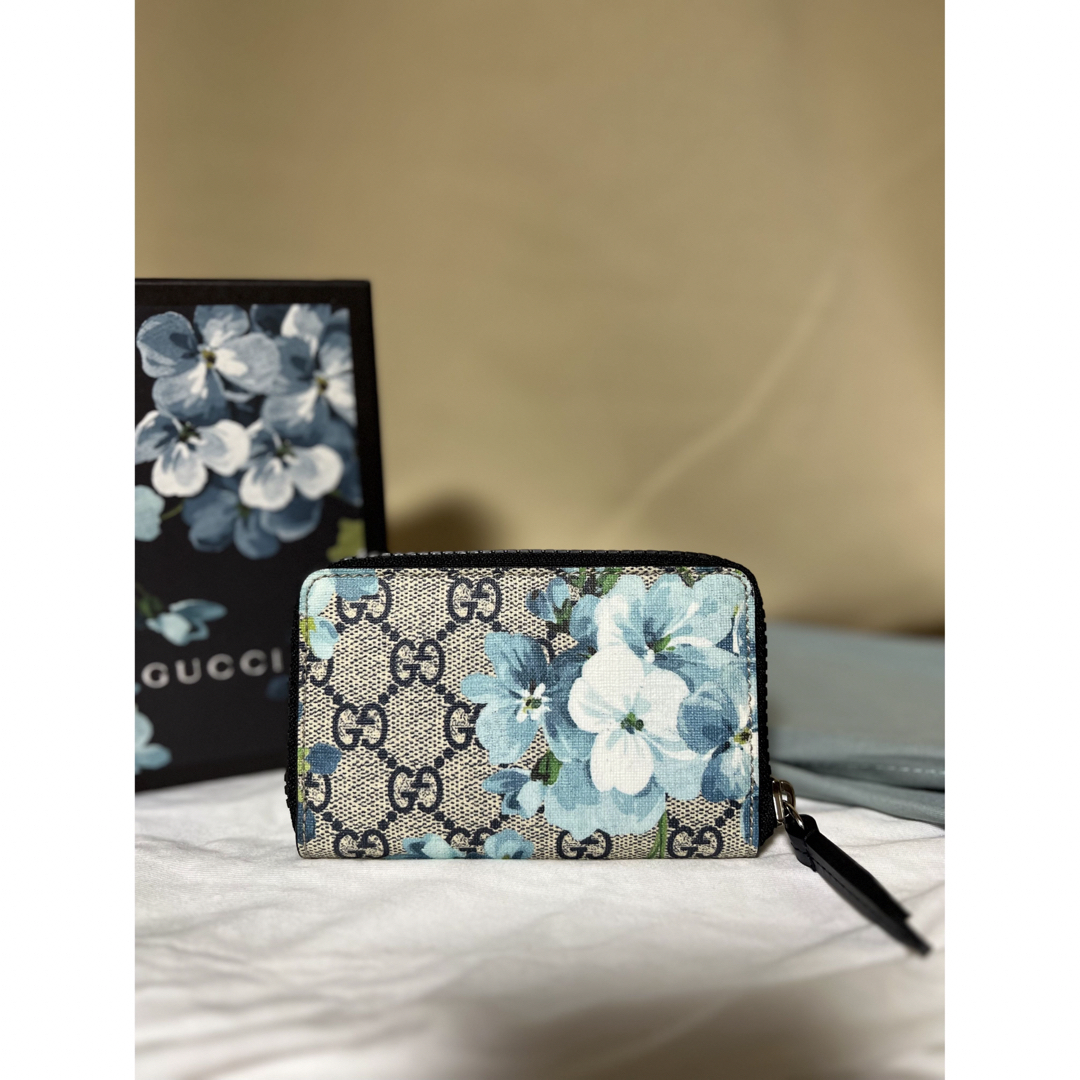 Gucci(グッチ)の本日限定値下げ！ブルームスGUCCI コインケース小銭入れ 花柄 メンズのファッション小物(コインケース/小銭入れ)の商品写真