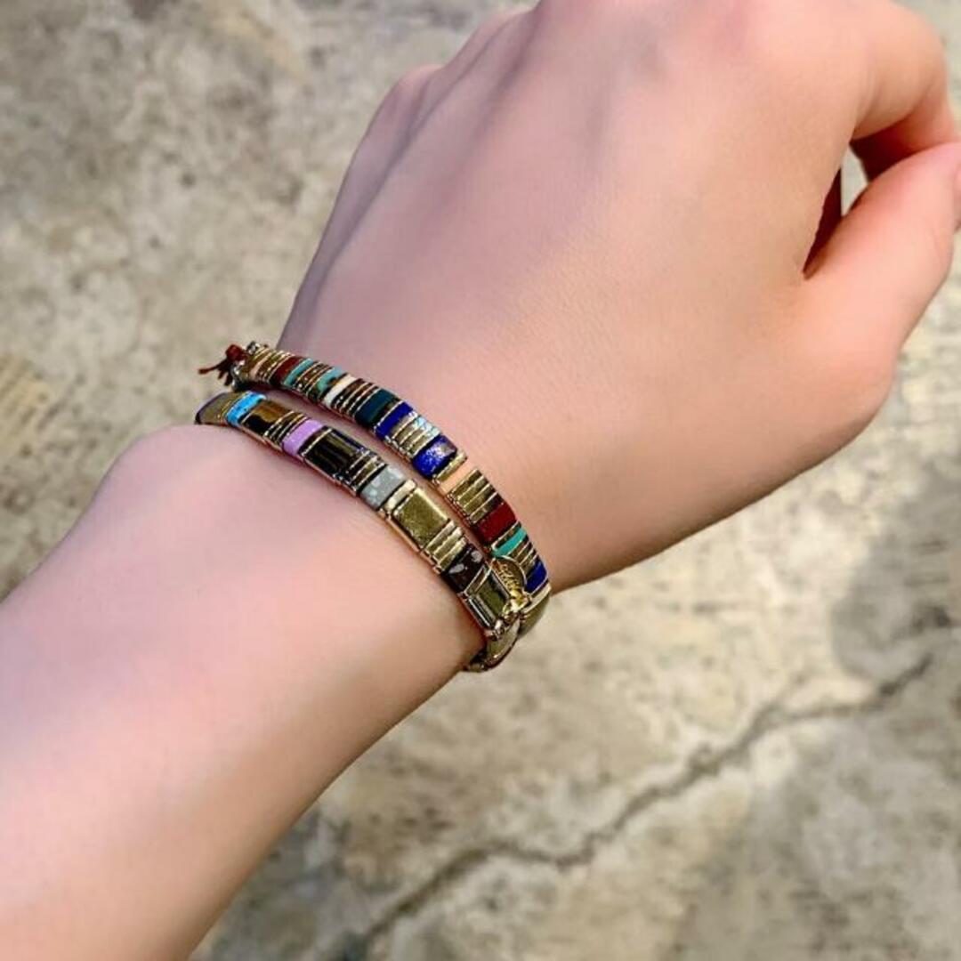 Shashi(シャシ)のSHASHI(シャシ) SH-B009 Tilu Bracelet Set ブレスレット セット Gold レディースのアクセサリー(ブレスレット/バングル)の商品写真