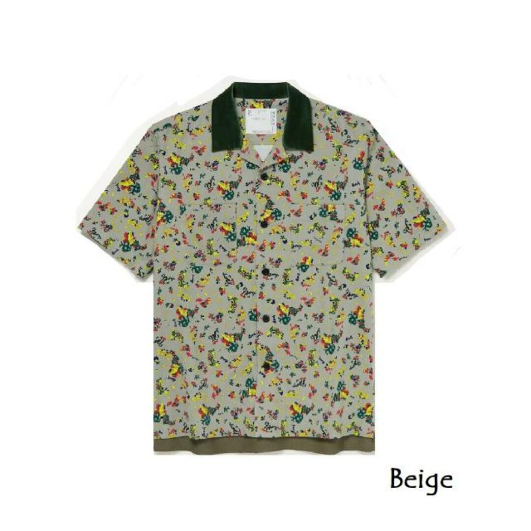 sacai(サカイ) 21-02602M FLORAL PRINT SHIRT メンズシャツ Beige