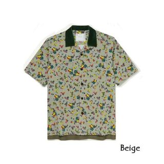 サカイ(sacai)のsacai(サカイ) 21-02602M FLORAL PRINT SHIRT メンズシャツ Beige(シャツ)