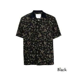 サカイ(sacai)のsacai(サカイ) 21-02602M FLORAL PRINT SHIRT メンズシャツ Black(シャツ)