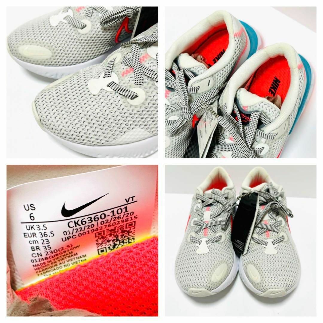 新品✨ナイキ 23㎝ リニュー ラン ランニングシューズ スニーカー ...