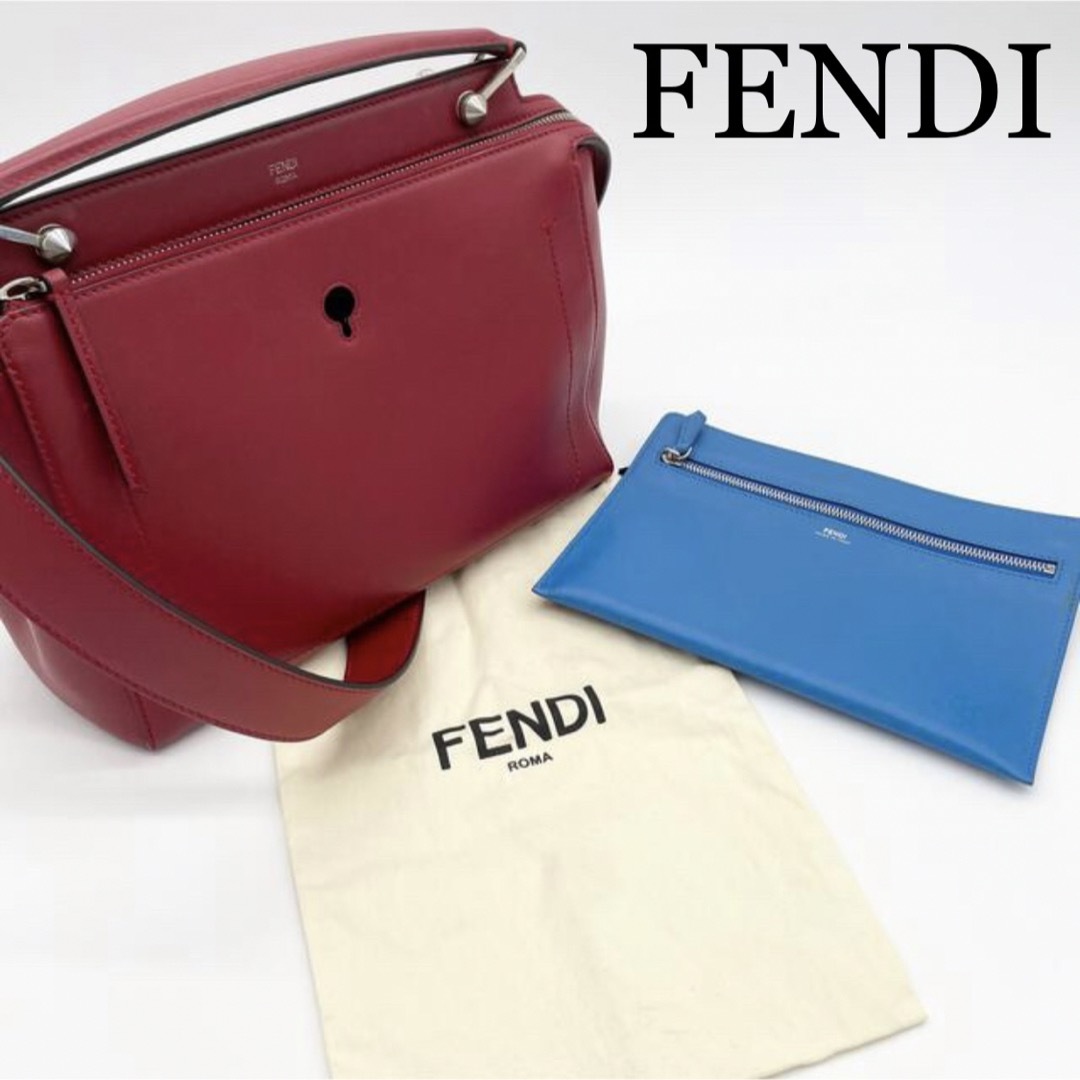 【良品！】FENDI（フェンディ）ドットコム ハンドバッグ ショルダーバッグ