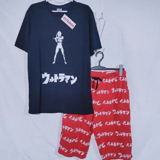 新品 上下セット L ウルトラマン 円谷プロ 特撮 Tシャツ ハーフパンツ 半袖(その他)