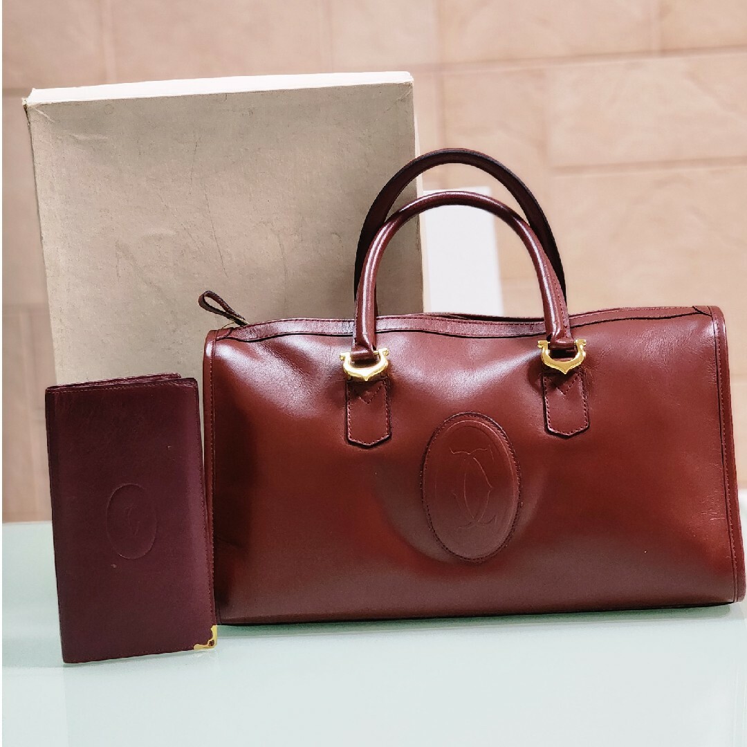 Cartier/カルティエ/ハンドバッグ/パスケース/セット売り/マストライン