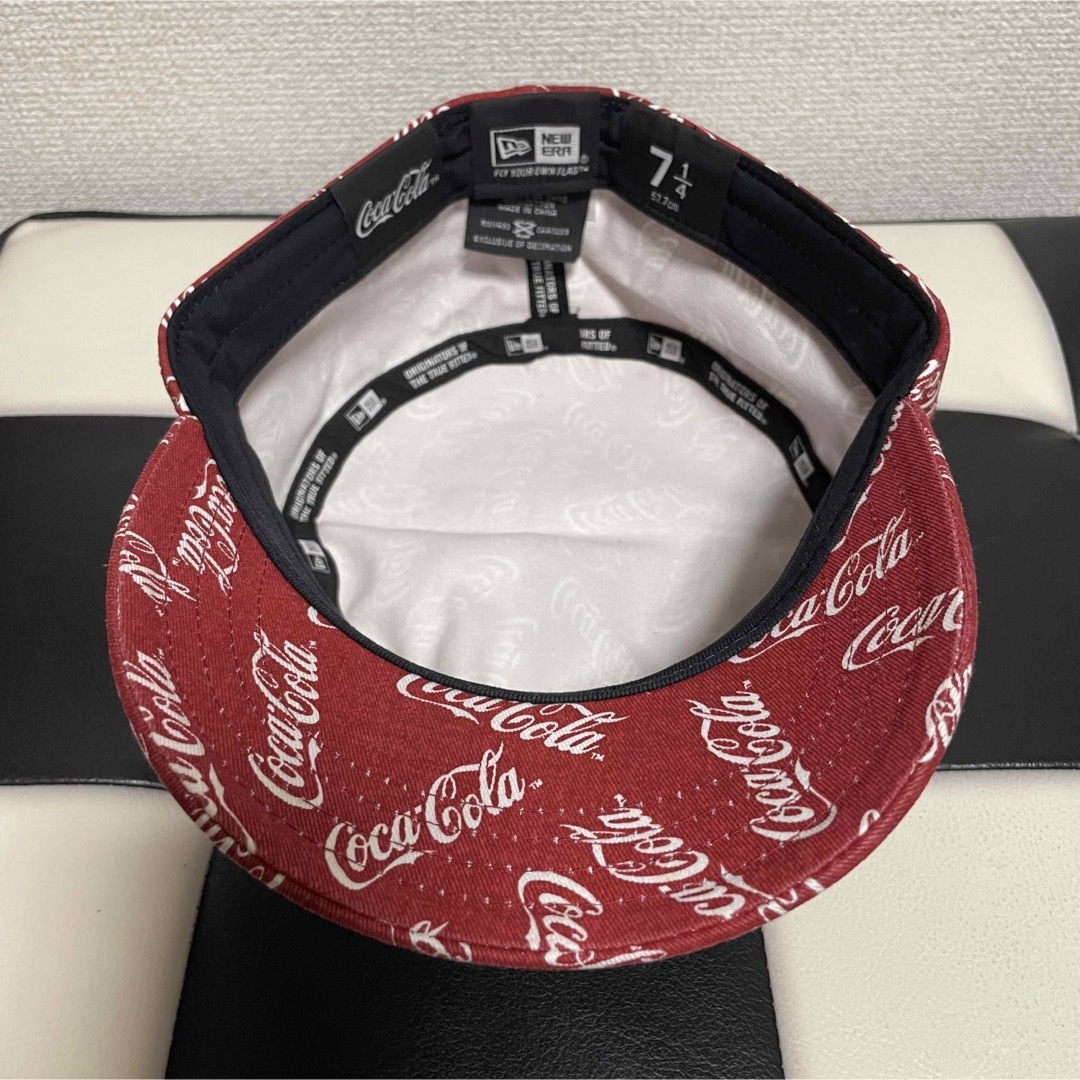 NEW ERA(ニューエラー)の【正規品】【美品】ニューエラ コカコーラ コラボ ワークキャップ メンズの帽子(キャップ)の商品写真