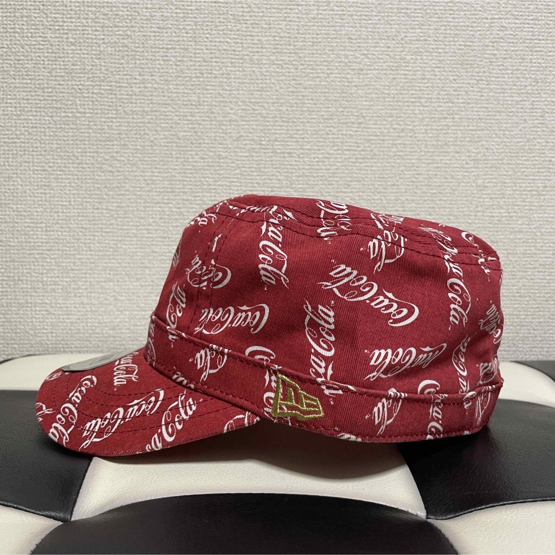 NEW ERA(ニューエラー)の【正規品】【美品】ニューエラ コカコーラ コラボ ワークキャップ メンズの帽子(キャップ)の商品写真