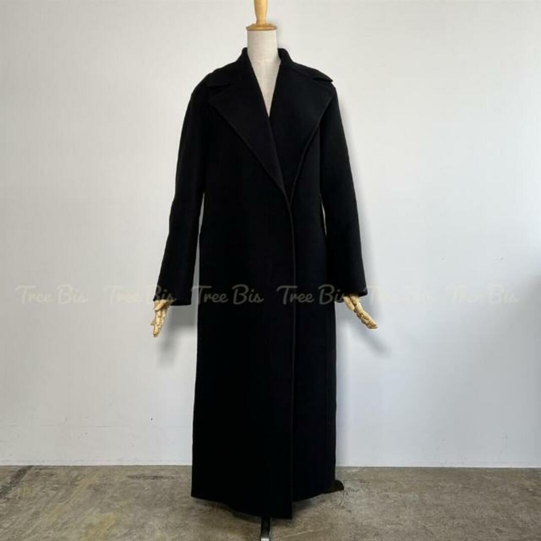 THE ROW(ザロウ)のThe Row(ザロウ) 5210W1911 MALIKA COAT BLK レディースのジャケット/アウター(ロングコート)の商品写真