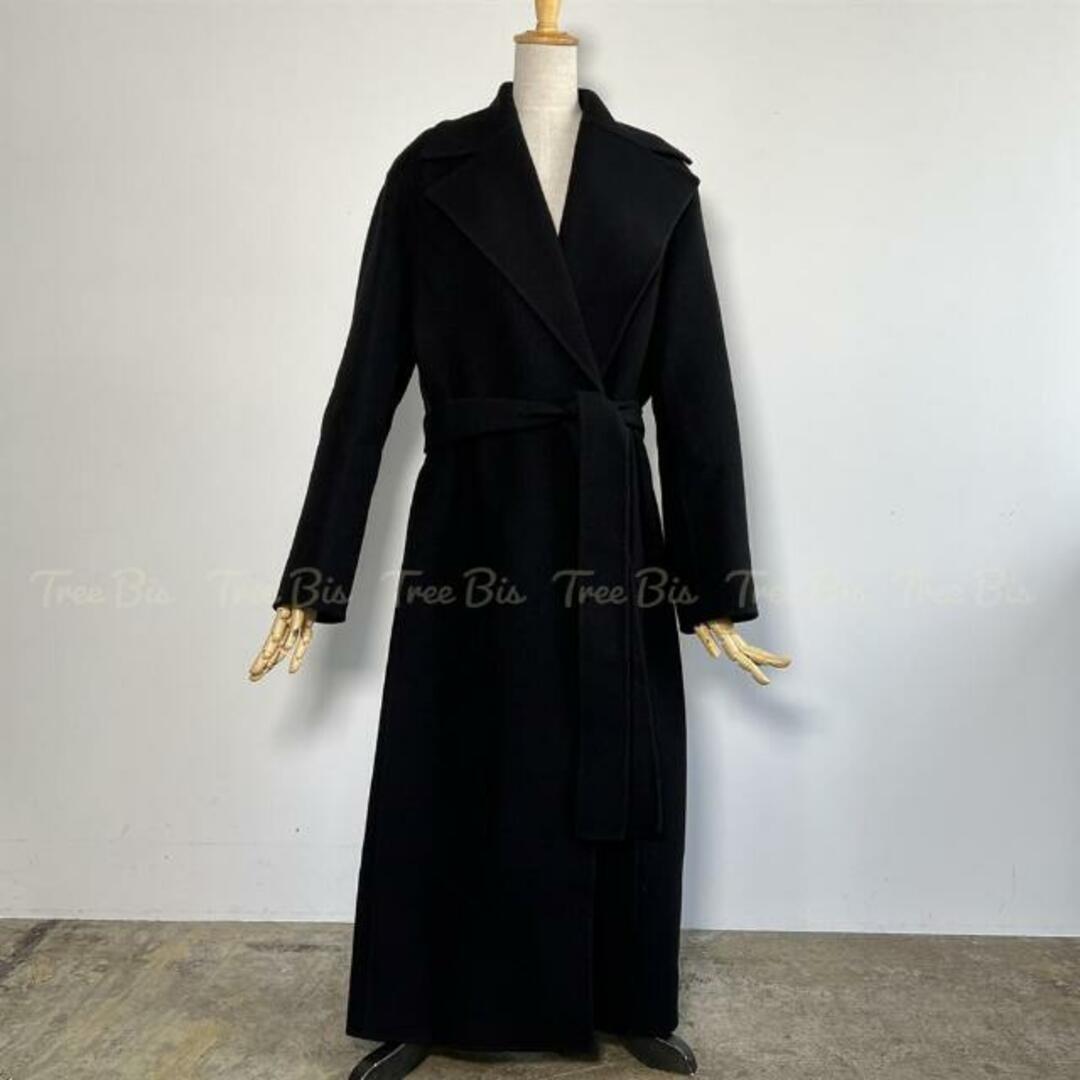 THE ROW(ザロウ)のThe Row(ザロウ) 5210W1911 MALIKA COAT BLK レディースのジャケット/アウター(ロングコート)の商品写真