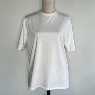 ザロウ(THE ROW)のThe Row(ザ ロウ) 5739K220 Chiara Top オーガニックコットン WHT(Tシャツ(半袖/袖なし))