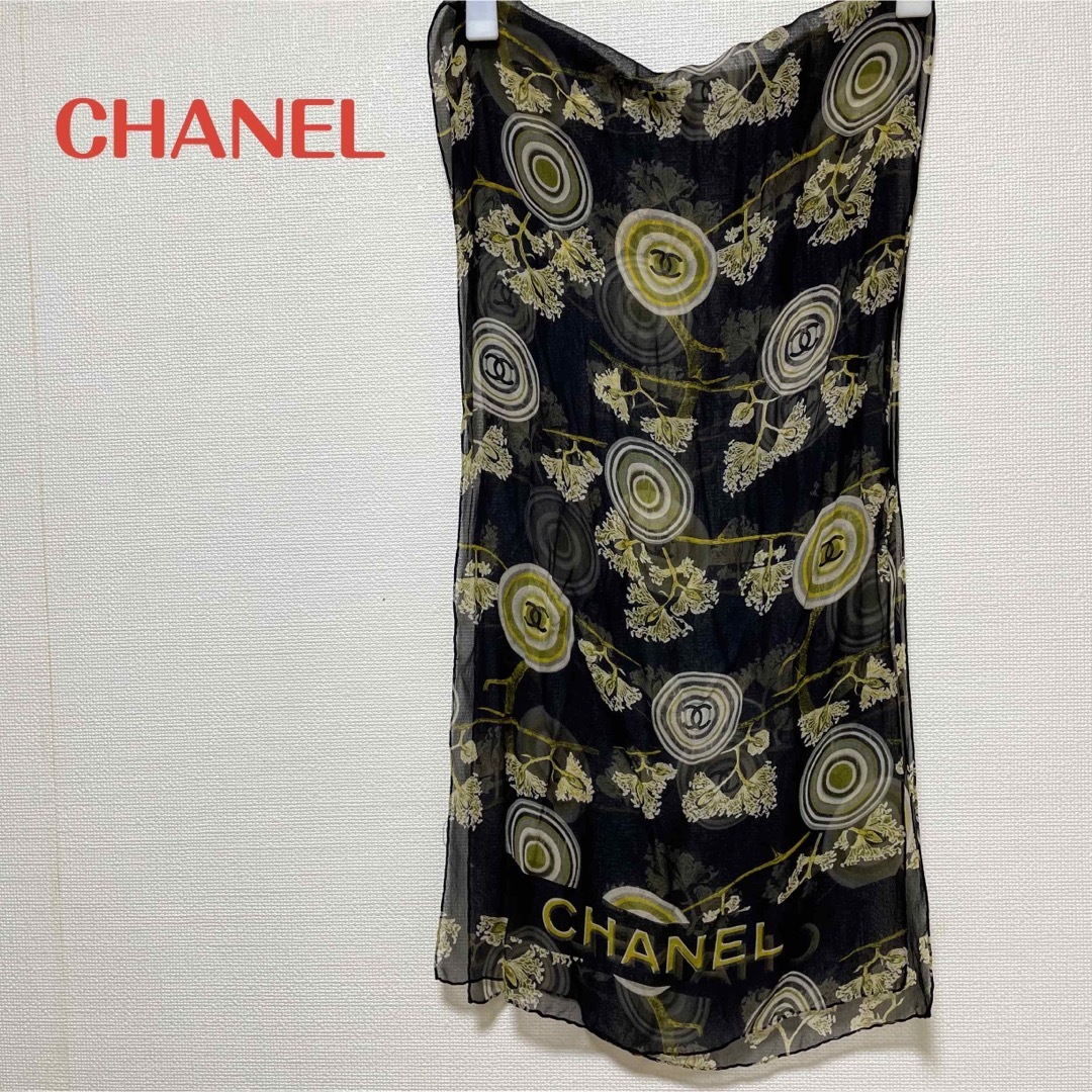 お洒落】シャネル♡シフォンスカーフ 正規品 - バンダナ/スカーフ