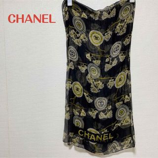 シャネル(CHANEL)の【お洒落】シャネル♡シフォンスカーフ 正規品(バンダナ/スカーフ)