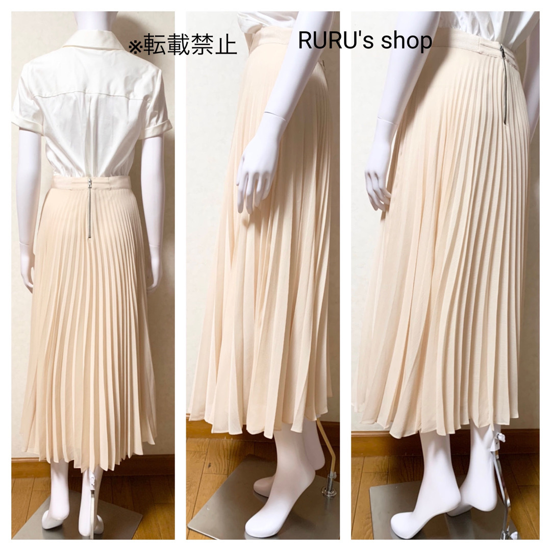 Alice+Olivia - 美品 alice+olivia シフォンプリーツ ミディ丈 フレア