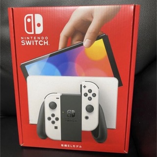 ニンテンドースイッチ(Nintendo Switch)のNintendo Switch 有機ELモデル 新品未開封 白(家庭用ゲーム機本体)