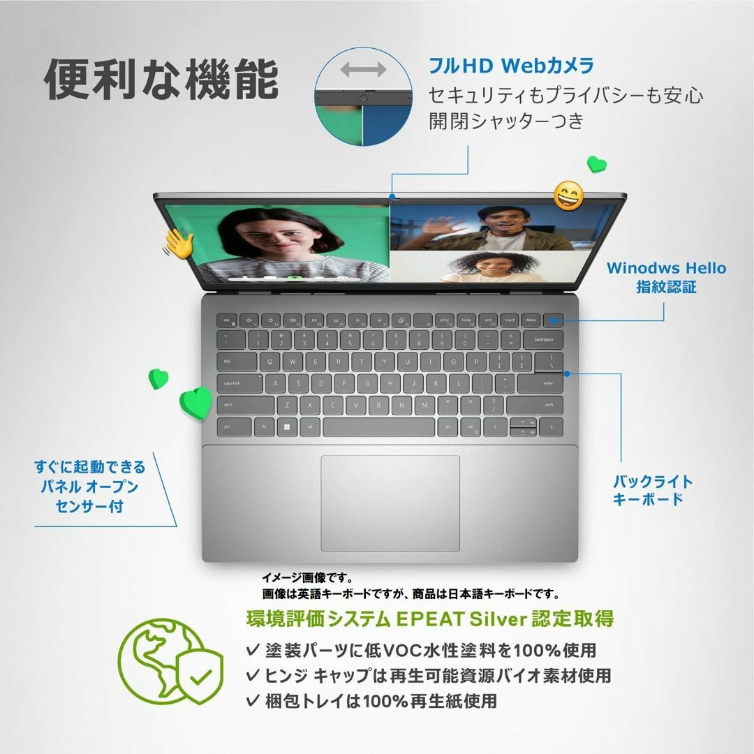 DELL(デル)の新品 DELL Inspiron14 Ryzen7 5825/16G/512G スマホ/家電/カメラのPC/タブレット(ノートPC)の商品写真