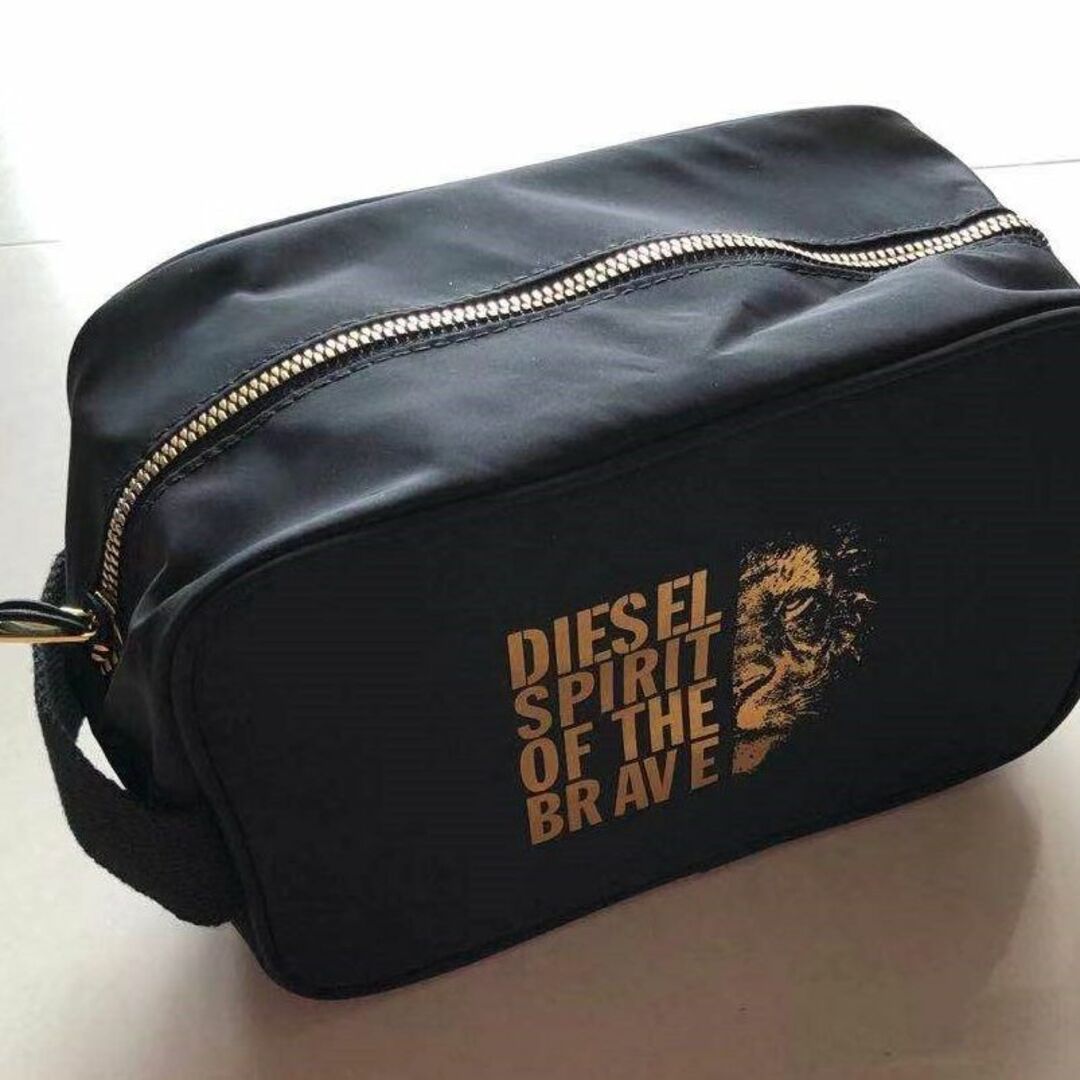 DIESEL(ディーゼル)の新品未使用 DIESEL ディーゼル ポーチ ブラック ノベルティ メンズのバッグ(その他)の商品写真