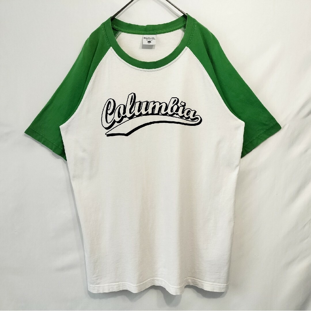 Columbia(コロンビア)の【レア！】Columbia コロンビア リンガーTシャツ ラグラン 入手困難 メンズのトップス(Tシャツ/カットソー(半袖/袖なし))の商品写真