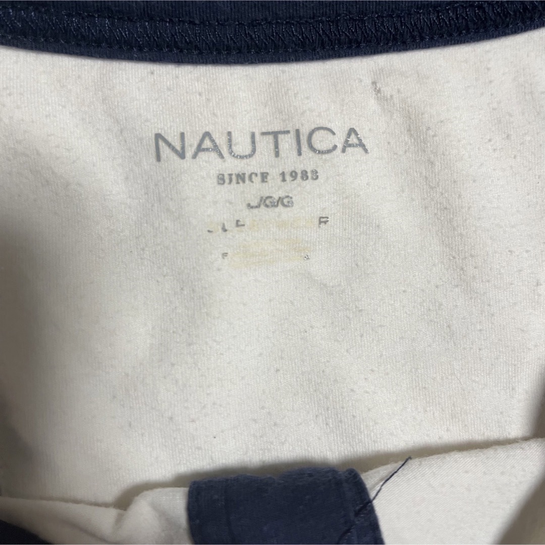 NAUTICA(ノーティカ)のNAUTICA ヘンリーネックTシャツ リンガーT ワンポイント メンズのトップス(Tシャツ/カットソー(半袖/袖なし))の商品写真