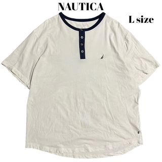 ノーティカ(NAUTICA)のNAUTICA ヘンリーネックTシャツ リンガーT ワンポイント(Tシャツ/カットソー(半袖/袖なし))