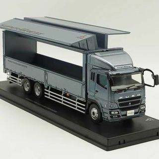 ミニカー 1/43 三菱ふそう Super Great コンテナトラック ロゴの通販