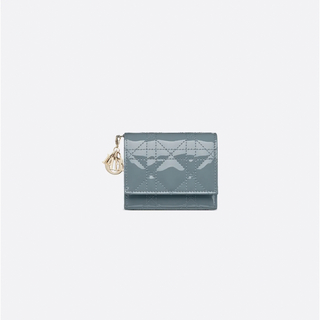 クリスチャンディオール(Christian Dior)の新品 ディオール LADY DIOR ロータスウォレット 財布 クラウドブルー (財布)