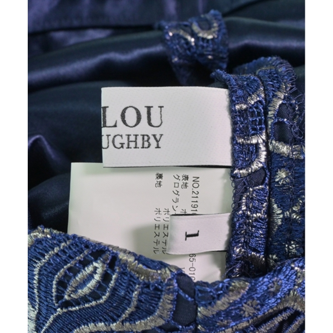 LOULOU WILLOUGHBY(ルルウィルビー)のLoulou Willoughby ひざ丈スカート 1(S位) 青xシルバー 【古着】【中古】 レディースのスカート(ひざ丈スカート)の商品写真