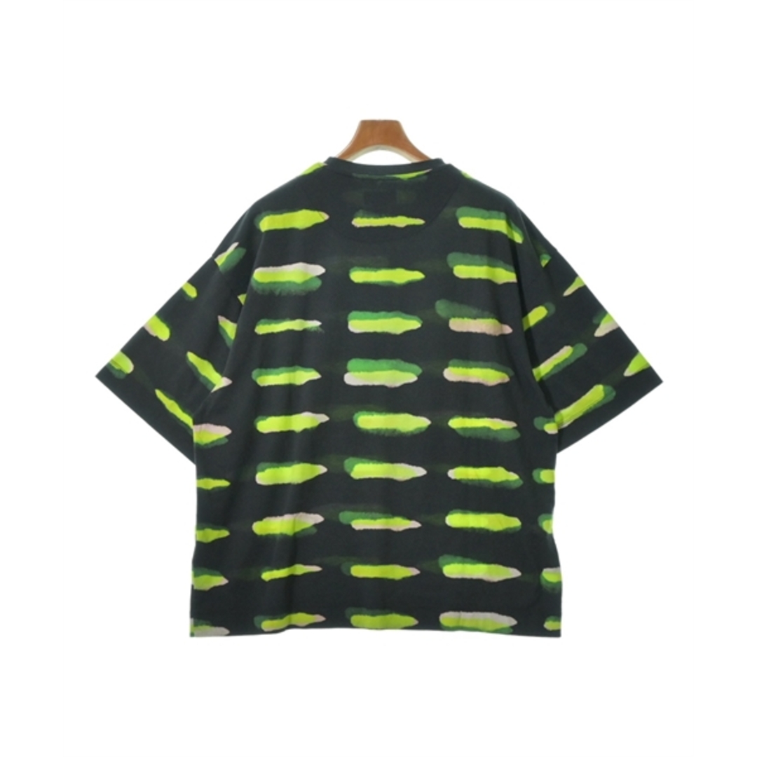DRIES VAN NOTEN Tシャツ・カットソー S 黒x緑x白(総柄) | www