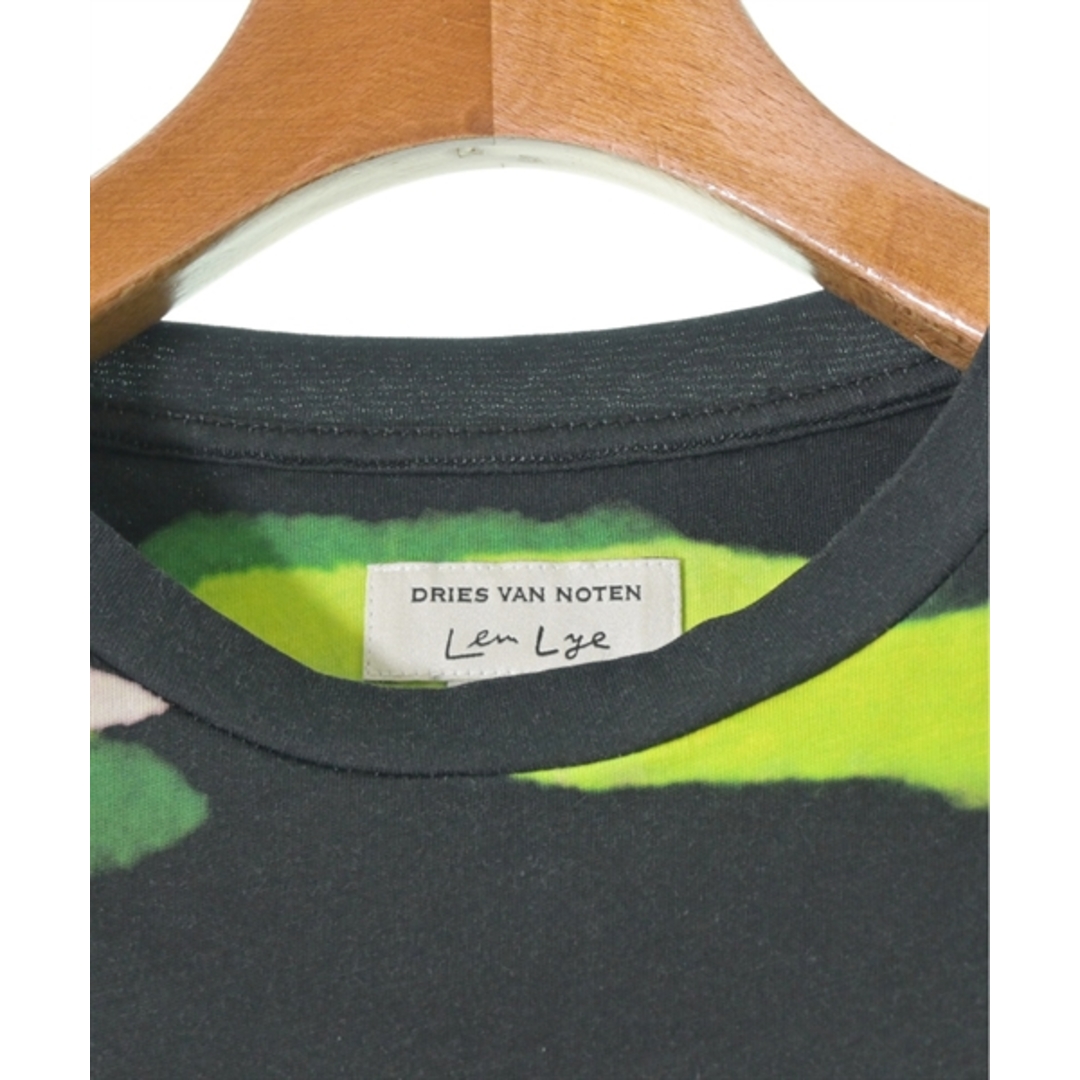 DRIES VAN NOTEN Tシャツ・カットソー S 黒x緑x白(総柄) | www