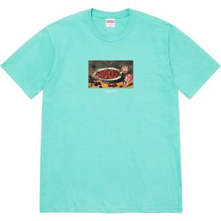 シュプリーム(Supreme)のL 水色 Supreme Strawberries Tee Teal 23SS(Tシャツ/カットソー(半袖/袖なし))