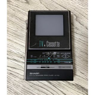 シャープ(SHARP)のSHARP JC-TV10 テレビ　カセットプレイヤー　ジャンク品(ポータブルプレーヤー)