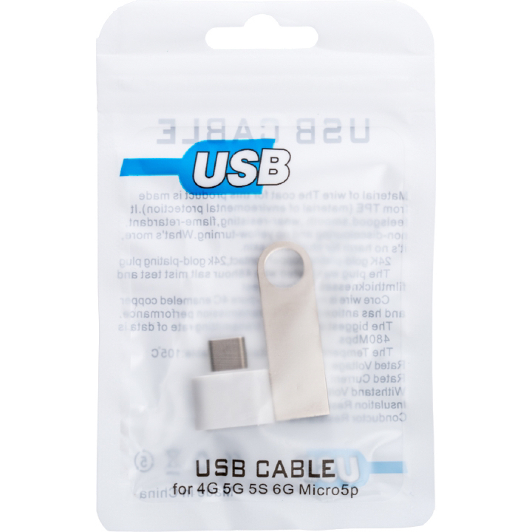 値下げ！USBメモリ 128GB【6個セット】★防水！Type-Cアダプター付き