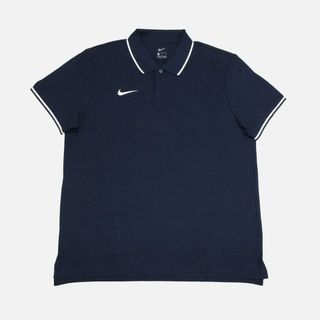 ナイキ(NIKE)の★新品★ナイキ★鹿の子ポロシャツ (Obsidian/White/XL)(ポロシャツ)