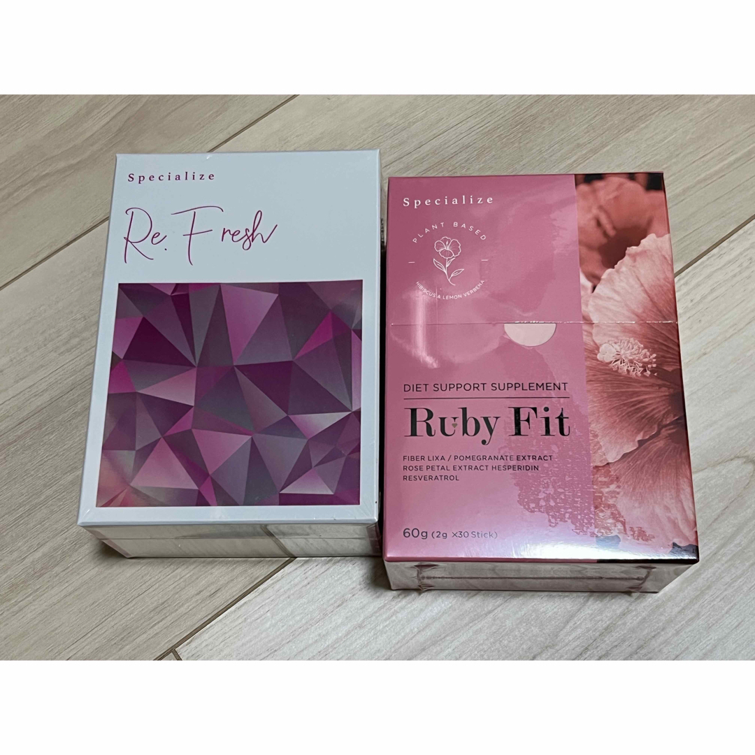 Re fresh 1箱、 Ruby Fit 1箱 - ダイエット食品