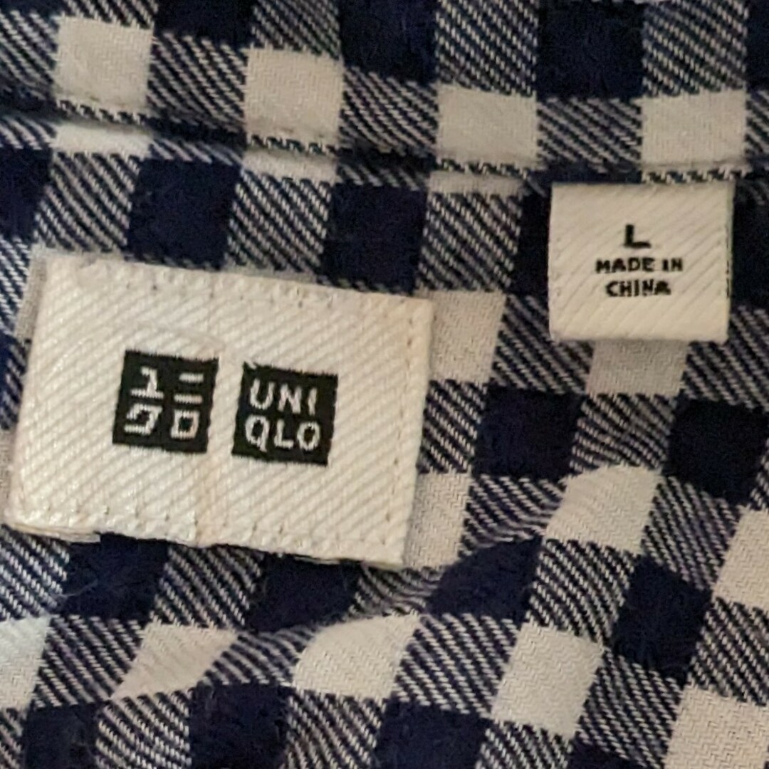 UNIQLO(ユニクロ)の綿　シャツ レディースのトップス(シャツ/ブラウス(長袖/七分))の商品写真