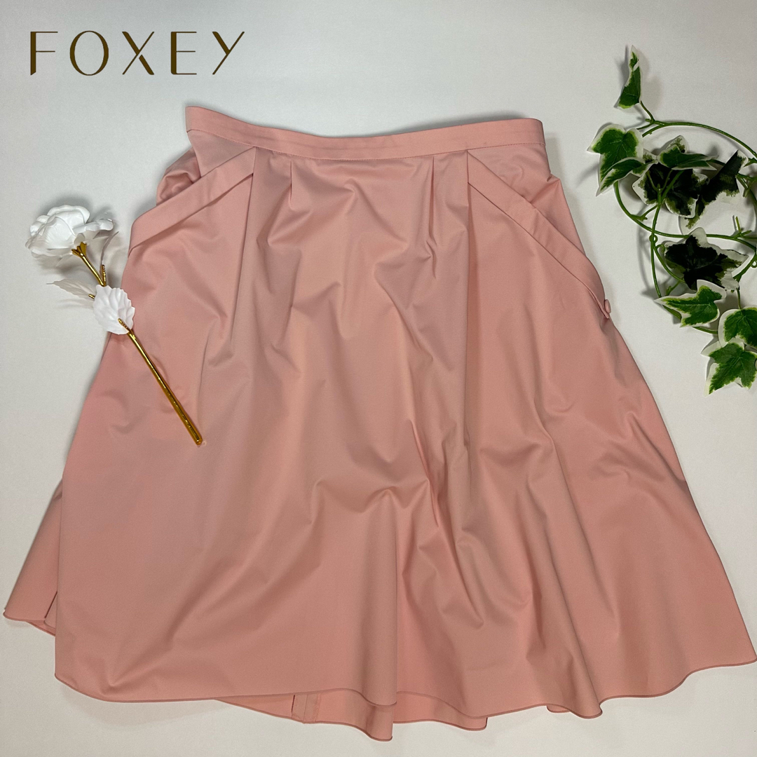 FOXEY NEW YORK(フォクシーニューヨーク)の【超美品】FOXEY NEW YORK フォクシー スカート ピンク レディースのスカート(ひざ丈スカート)の商品写真