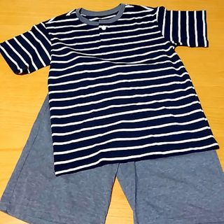 ユニクロ(UNIQLO)の新品　ユニクロキッズ　エアリズムコットンブレンドセット(パジャマ)