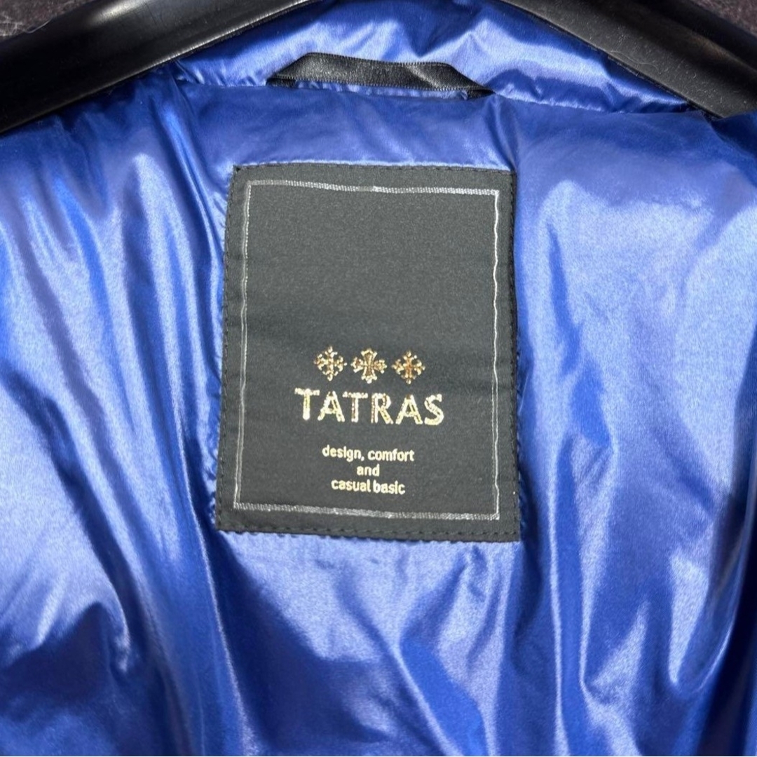 TATRAS(タトラス)の【美品】タトラス ダウンコート バレーナ ロング丈 サイズ2 M相当 青 レディースのジャケット/アウター(ダウンコート)の商品写真