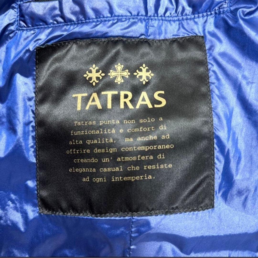 TATRAS(タトラス)の【美品】タトラス ダウンコート バレーナ ロング丈 サイズ2 M相当 青 レディースのジャケット/アウター(ダウンコート)の商品写真