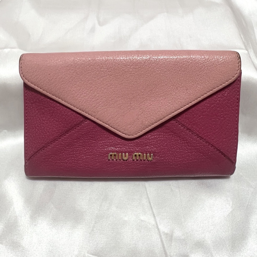 miumiu 財布 バイカラー