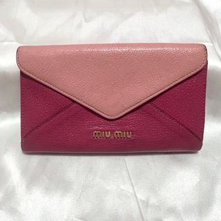 ミュウミュウ(miumiu)のmiumiu 財布 バイカラー(財布)