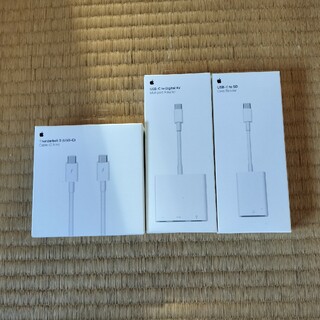アップル(Apple)のApple純正品、マルチサポートアダプタ、カードリーダーケーブル0.8m、(PC周辺機器)