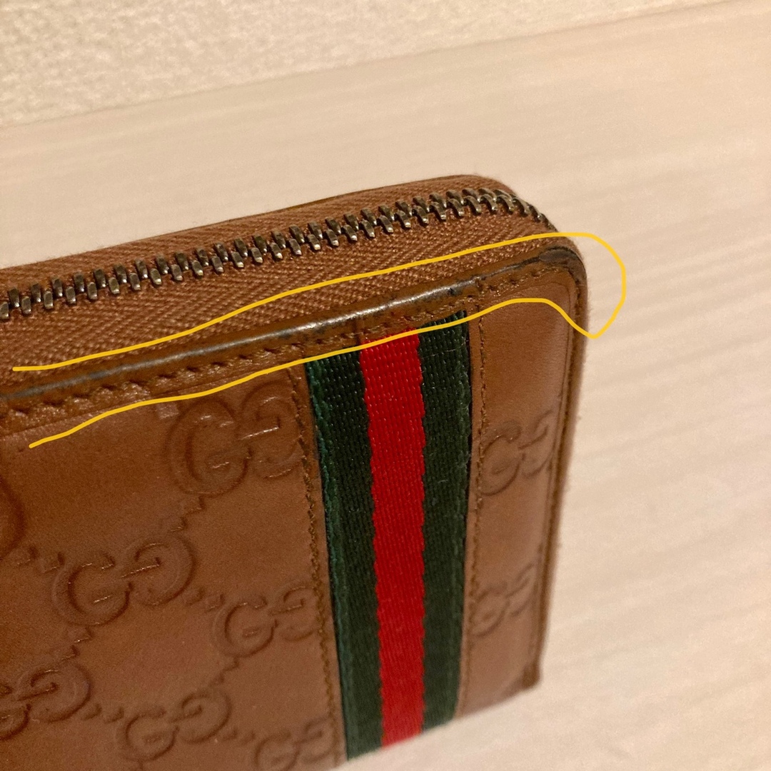 即日匿名発送☆グッチGUCCI長財布 本革 箱あり 即日匿名発送☆グッチGUCCI長財布 本革 箱あり