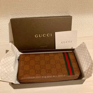 Gucci - 即日匿名発送☆グッチGUCCI長財布 本革 箱ありの通販 by えり