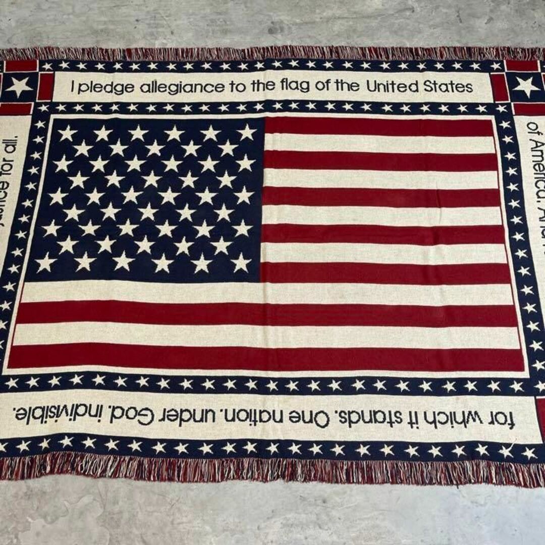 アメリカ国旗　星条旗　マルチカバー　ソファーカバー　ラグ　183x127 1
