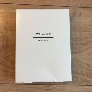 ムジルシリョウヒン(MUJI (無印良品))の無印良品　クリームパック  ２枚×5セット　5包入り(パック/フェイスマスク)