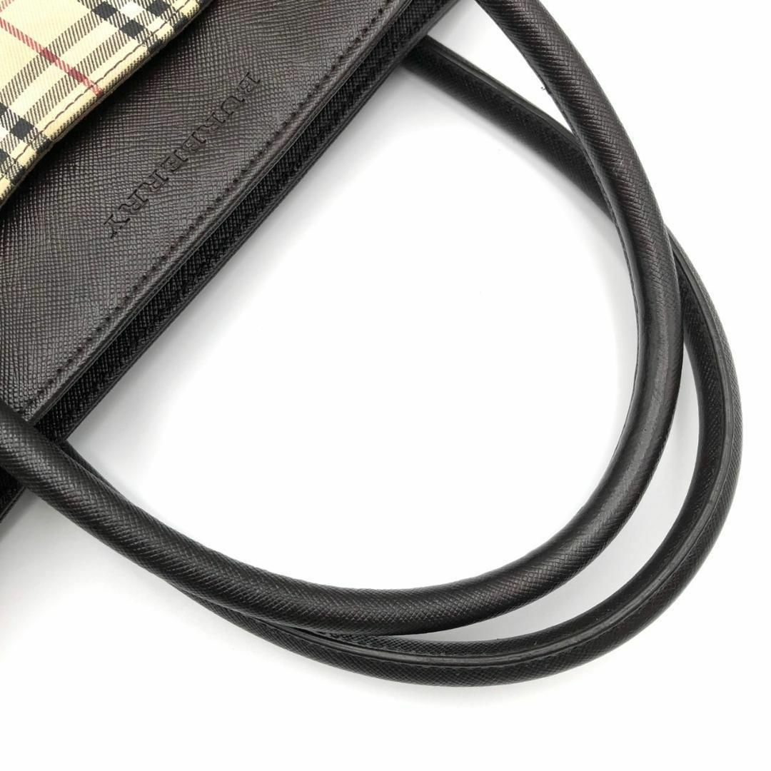 BURBERRY - 美品✨ BURBERRY ハンドバッグ ノバチェック シルバー金具