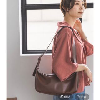 レプシィム(LEPSIM)のレプシィム  フェイクレザー横長ショルダーBAG(ショルダーバッグ)